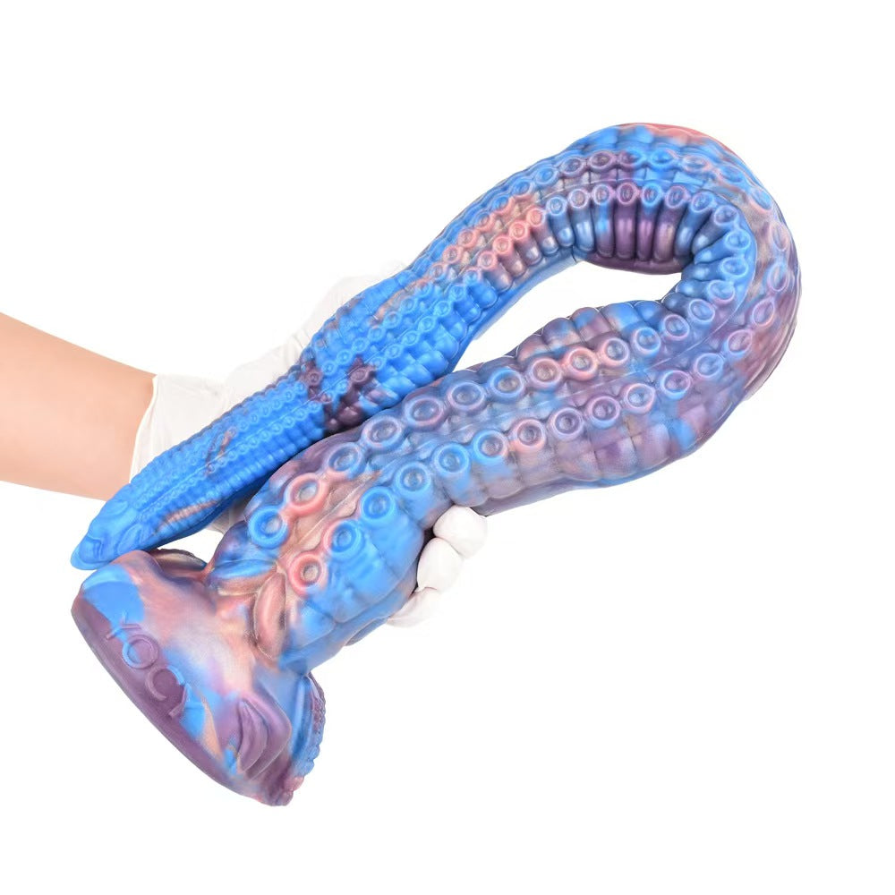 Extra Long Blau Fantasy Tentakel Dildo