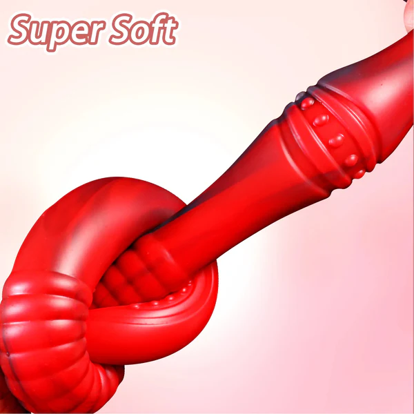 Rot Fantasy Tentakel Dildo Long Buttplug