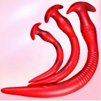 Rot Fantasy Tentakel Dildo Long Buttplug