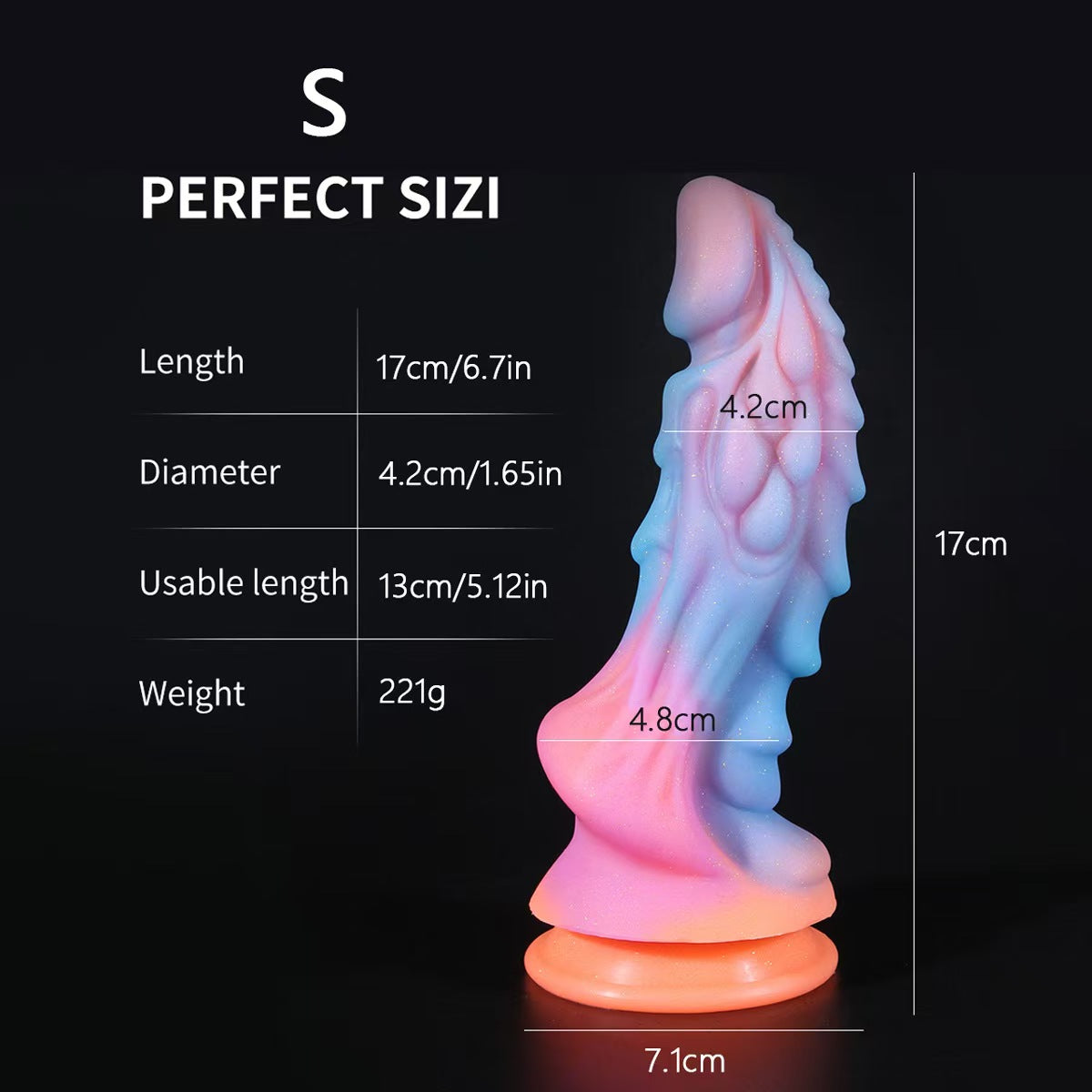 Monster Leuchtet im Dunkeln Dragon Dildo