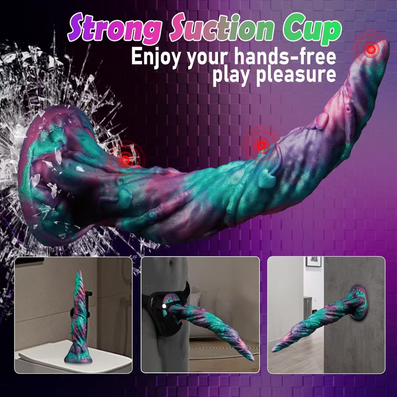 27 CM Ranke Flexibel Fantasy Tentakel Dildo