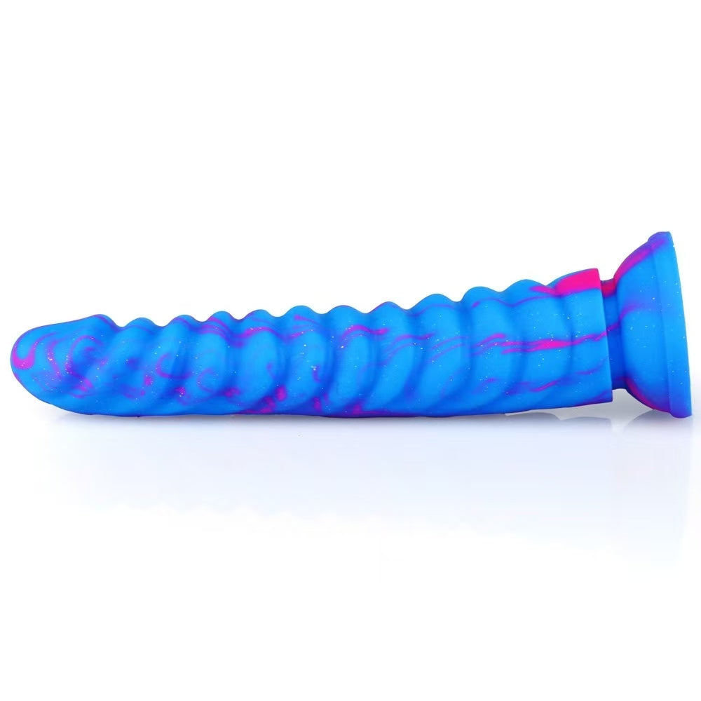 22 CM Blau Drachenschuppe Masturbator Dragon Dildo