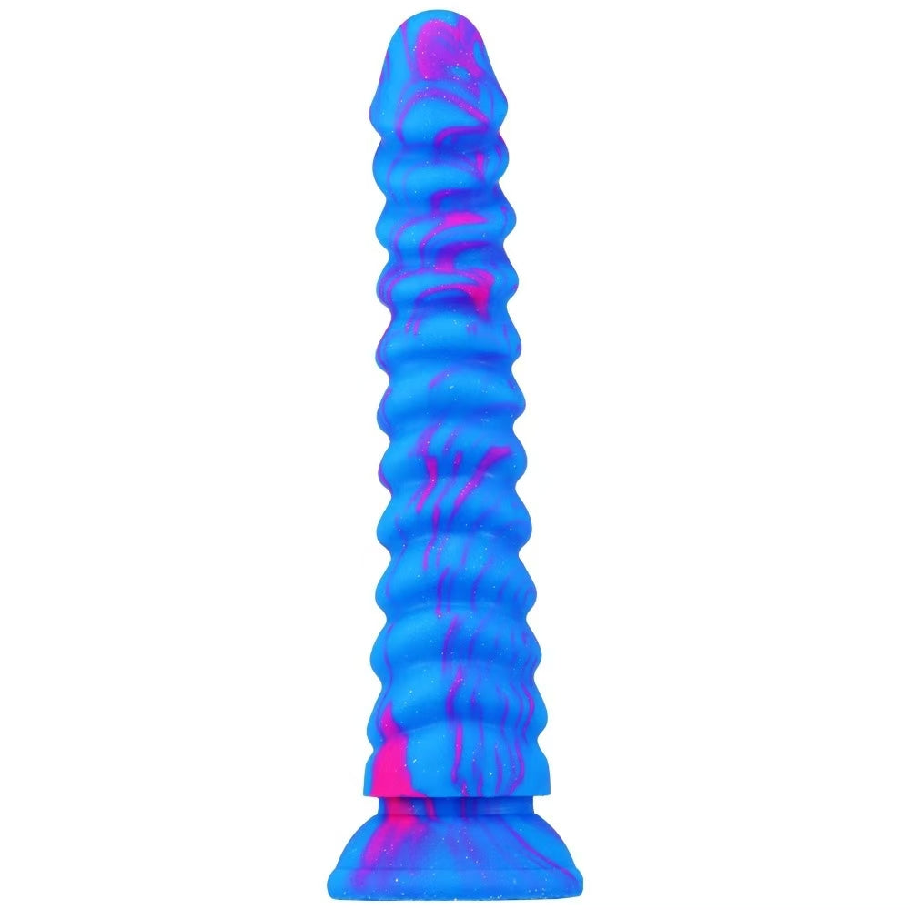 22 CM Blau Drachenschuppe Masturbator Dragon Dildo