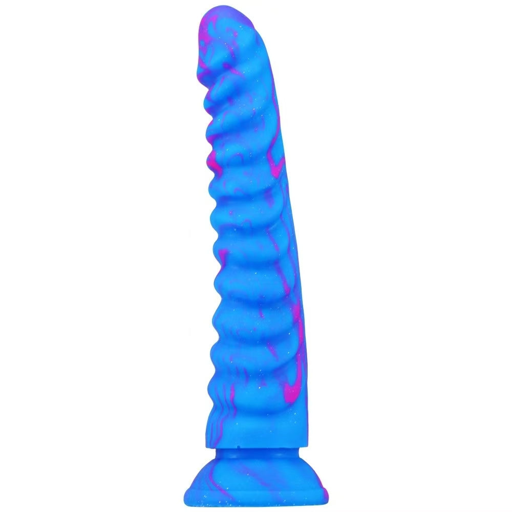 22 CM Blau Drachenschuppe Masturbator Dragon Dildo