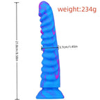 22 CM Blau Drachenschuppe Masturbator Dragon Dildo