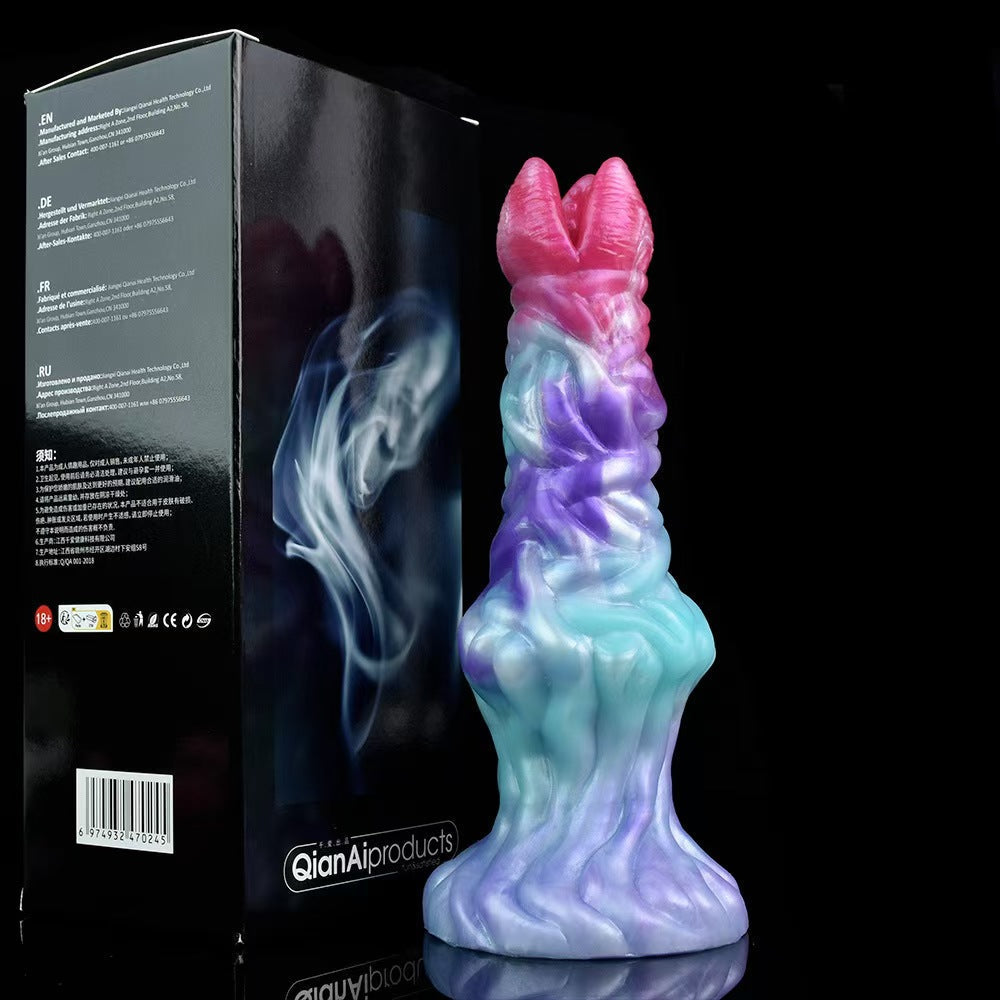 20,3 CM Gemischte Farbe Aufblasbarer Dildo Alien Ovipositor