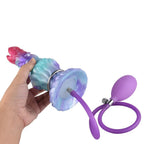 20 CM Gemischte Farbe Aufblasbarer Dildo Alien Ovipositor