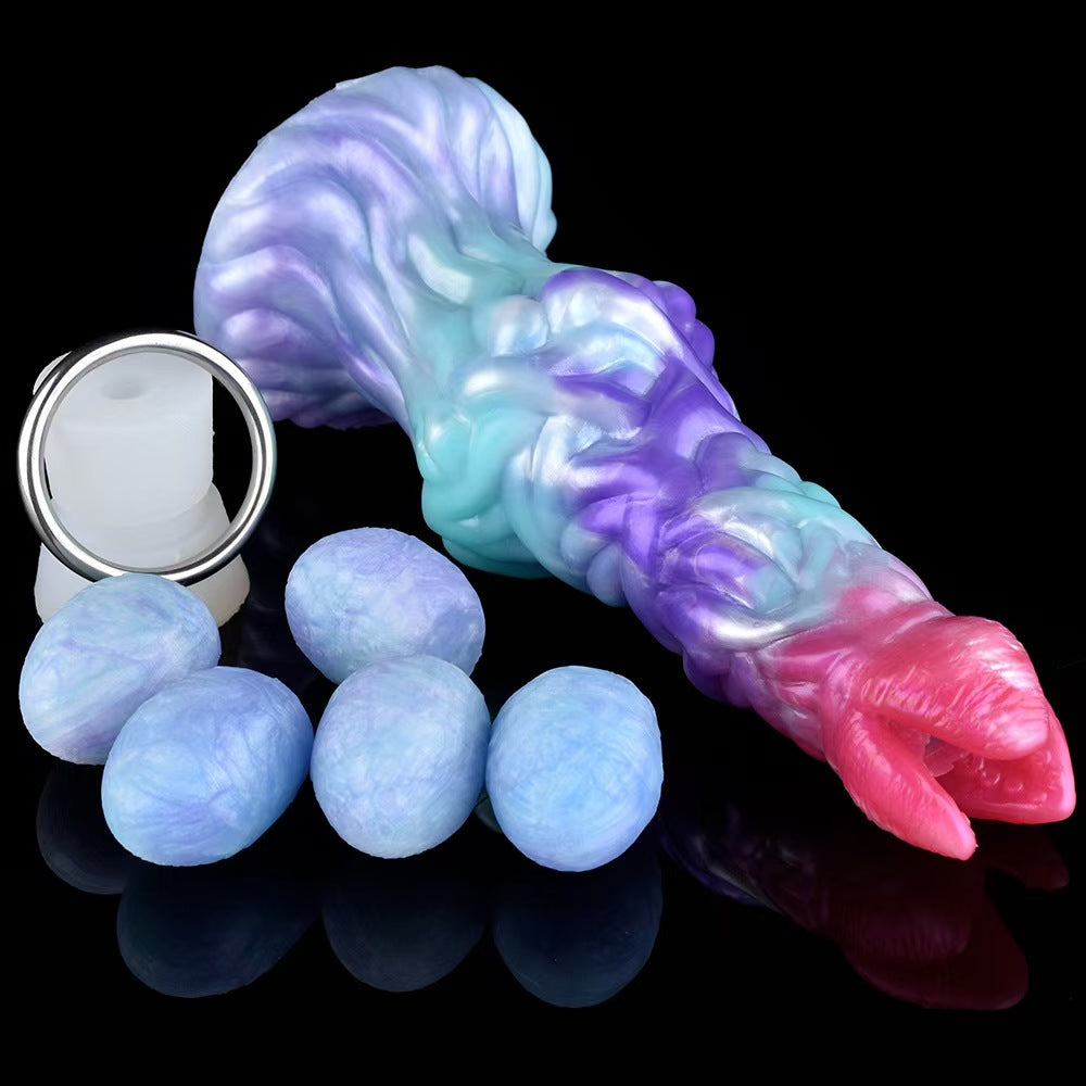20,3 CM Gemischte Farbe Aufblasbarer Dildo Alien Ovipositor