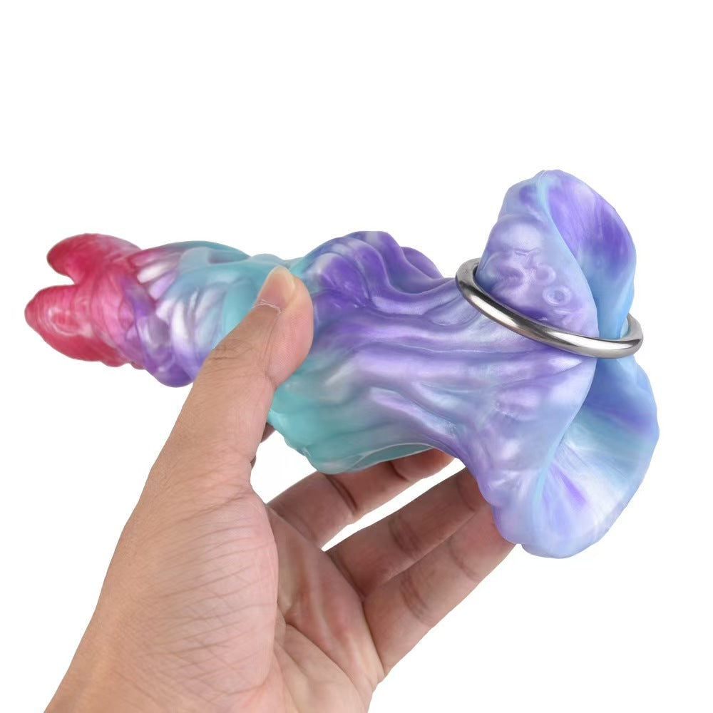 20,3 CM Gemischte Farbe Aufblasbarer Dildo Alien Ovipositor