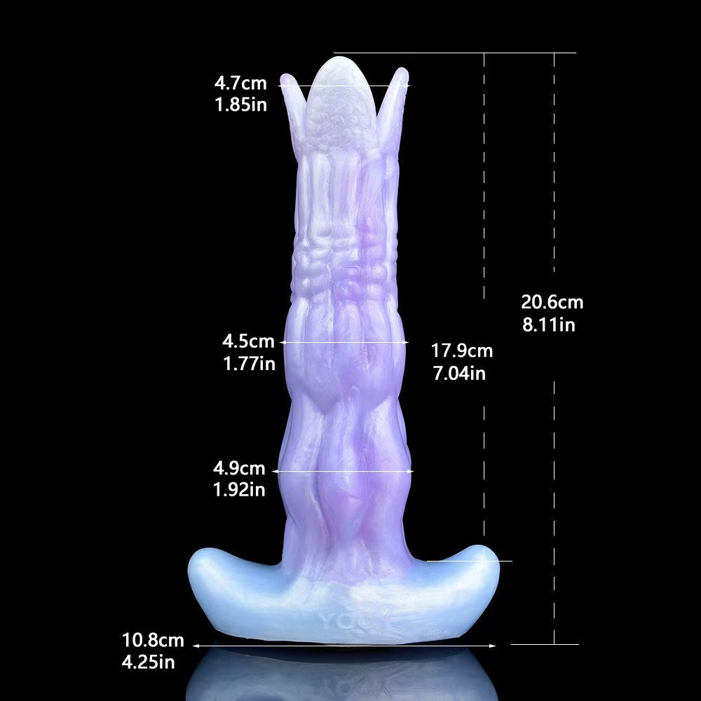 20,6 CM Lila Alien Ovipositor Sex Toys