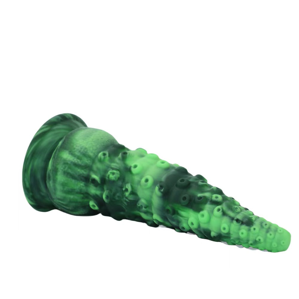 Grün Silicone Monster Suction Tentakel Dildo