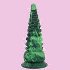 Grün Silicone Monster Suction Tentakel Dildo