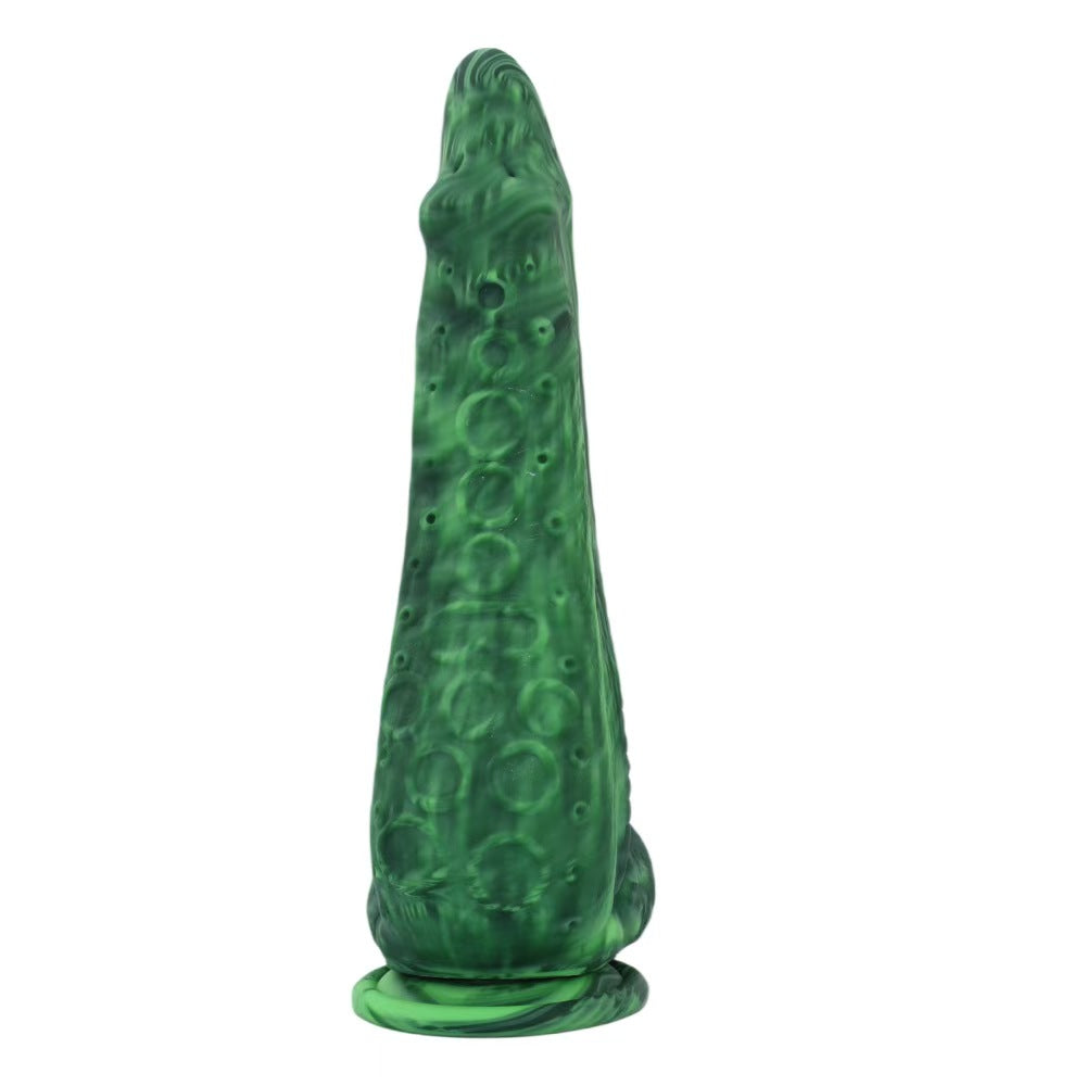 Grün Silicone Monster Suction Tentakel Dildo