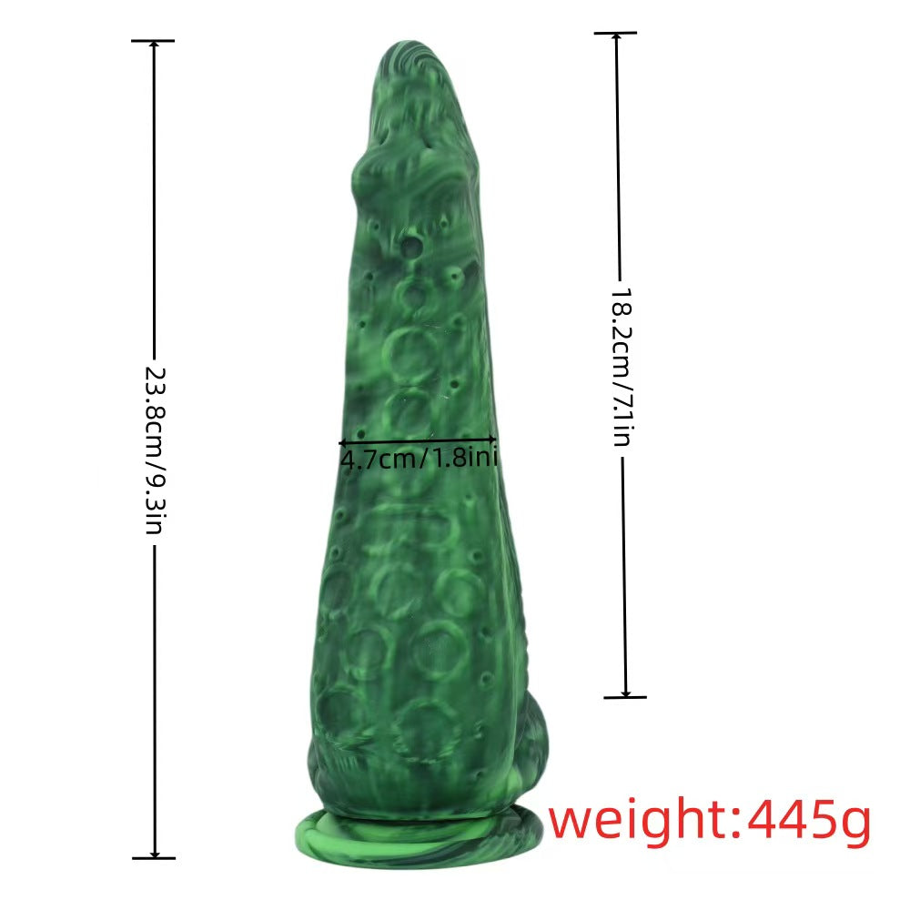 Grün Silicone Monster Suction Tentakel Dildo
