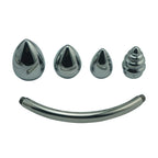 Edelstahl Doppeldildo Metall Anal Sex Toys