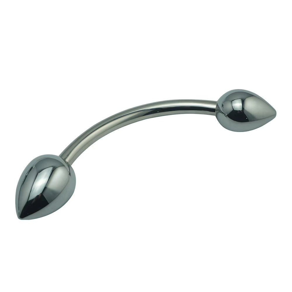 Edelstahl Doppeldildo Metall Anal Sex Toys
