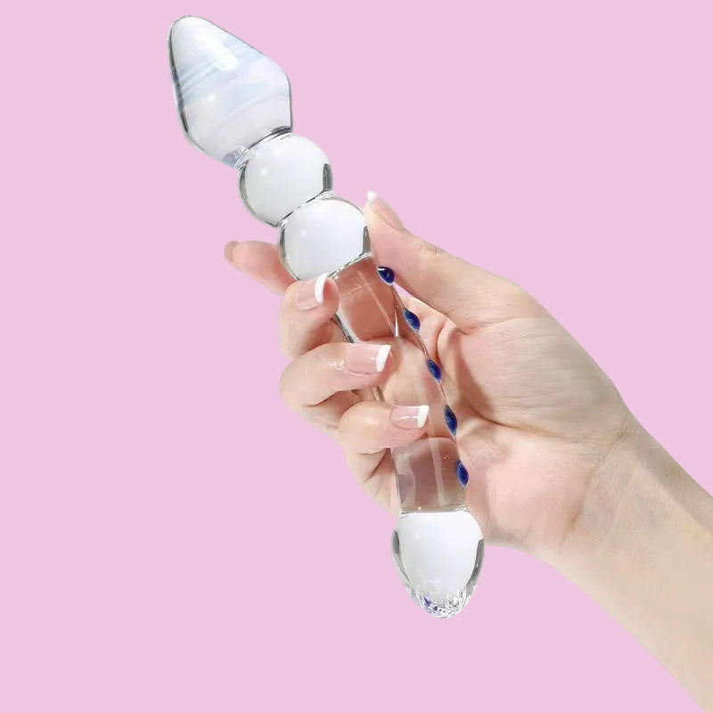 20 CM Prostata Sex Toy Double Glasdildo