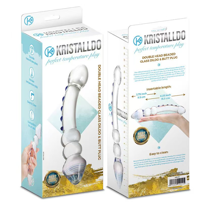 20 CM Prostata Sex Toy Double Glasdildo