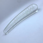 16 cm Leuchtend Stäbchenförmig Klar Glasdildo