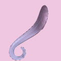 16 CM Rosa Gebogen Tentacle Noppen Glasdildo