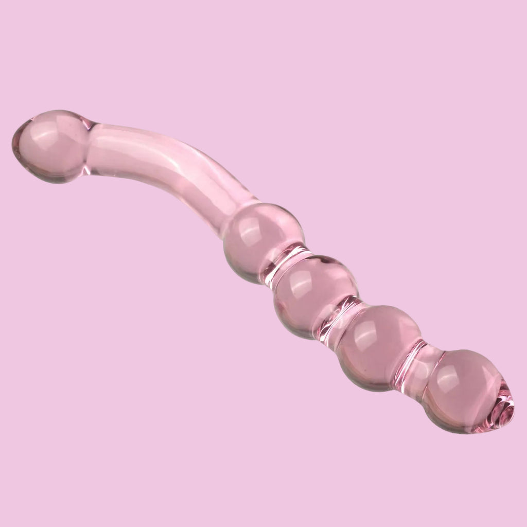 Beads Gspott Stimulator Glatt Glass Dildo