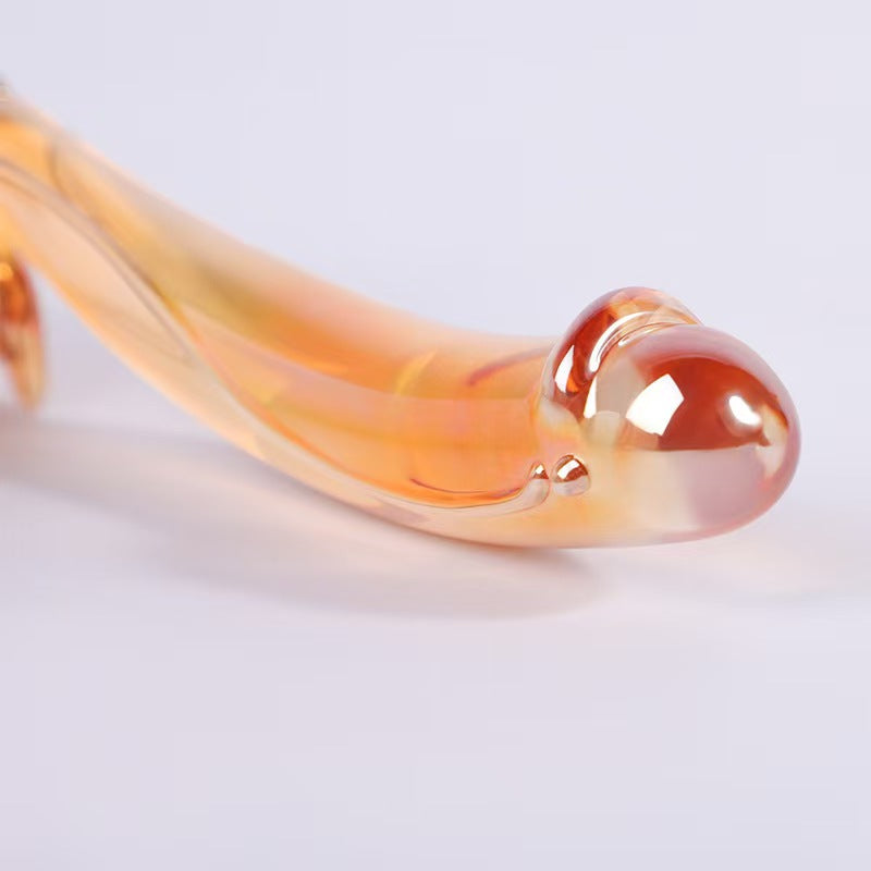 Goldener Delfin Niedlich Sex Toys Glasdildo