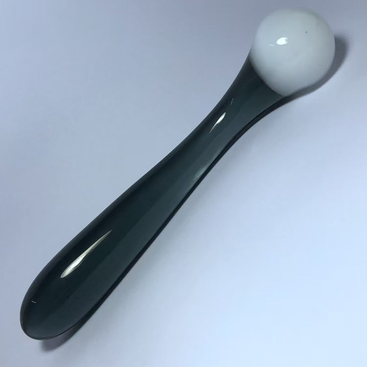 20 CM Black Double Ended Glass Dildo