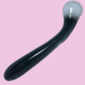 20 CM Black Double Ended Glass Dildo