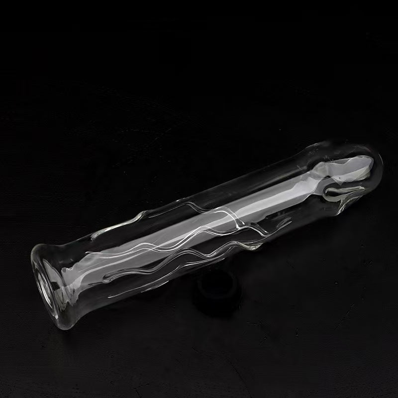 20 CM Klar Hollow Sex Spielchen Glass Dildo