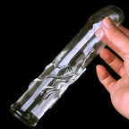 20 CM Klar Hollow Sex Spielchen Glass Dildo