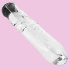 20 CM Klar Hollow Sex Spielchen Glass Dildo