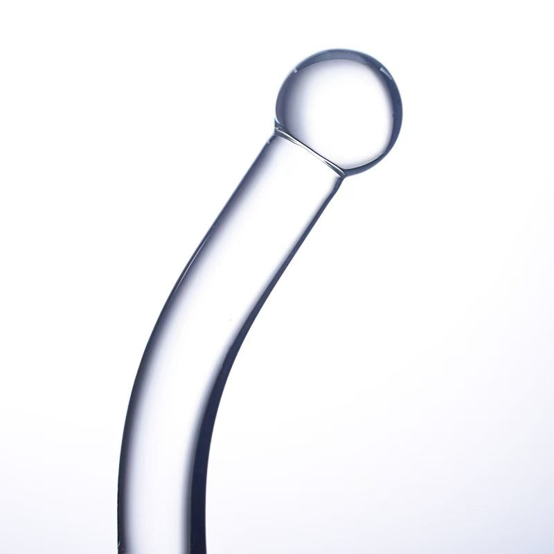 27 CM Glatt Gewindet Double Gpunkt Glasdildo