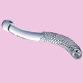 27 CM Glatt Gewindet Double Gpunkt Glasdildo