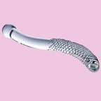 27 CM Glatt Gewindet Double Gpunkt Glasdildo