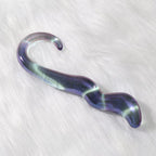 18 CM Lila G Punkt Stimulator Gebogen Glass Dildo