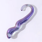18 CM Lila G Punkt Stimulator Gebogen Glass Dildo