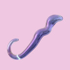 18 CM Lila G Punkt Stimulator Gebogen Glass Dildo