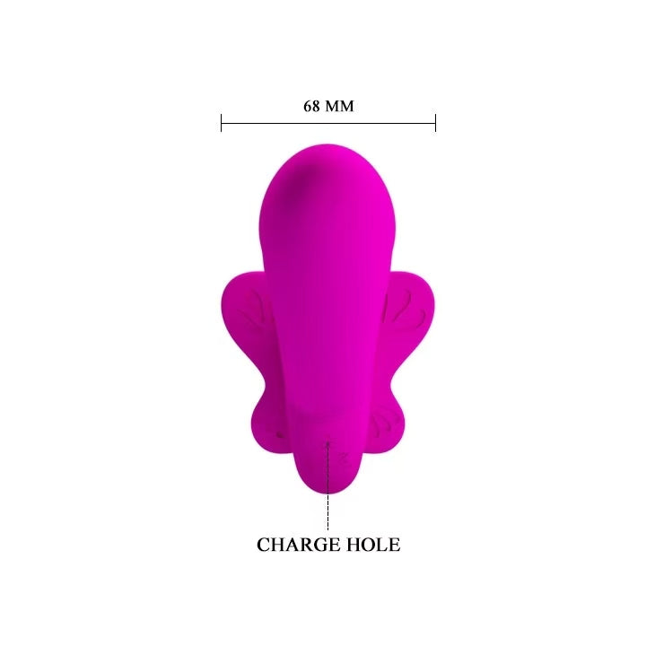 19 CM Pink Silicone Vibratir Strapless Dildo