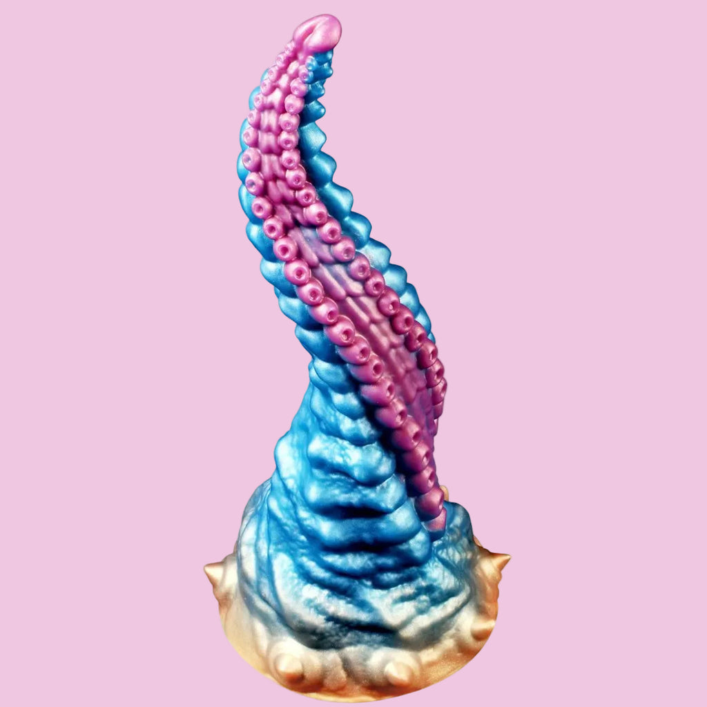 25CM Gebogen Noppen Hentai Tentacle Dildo
