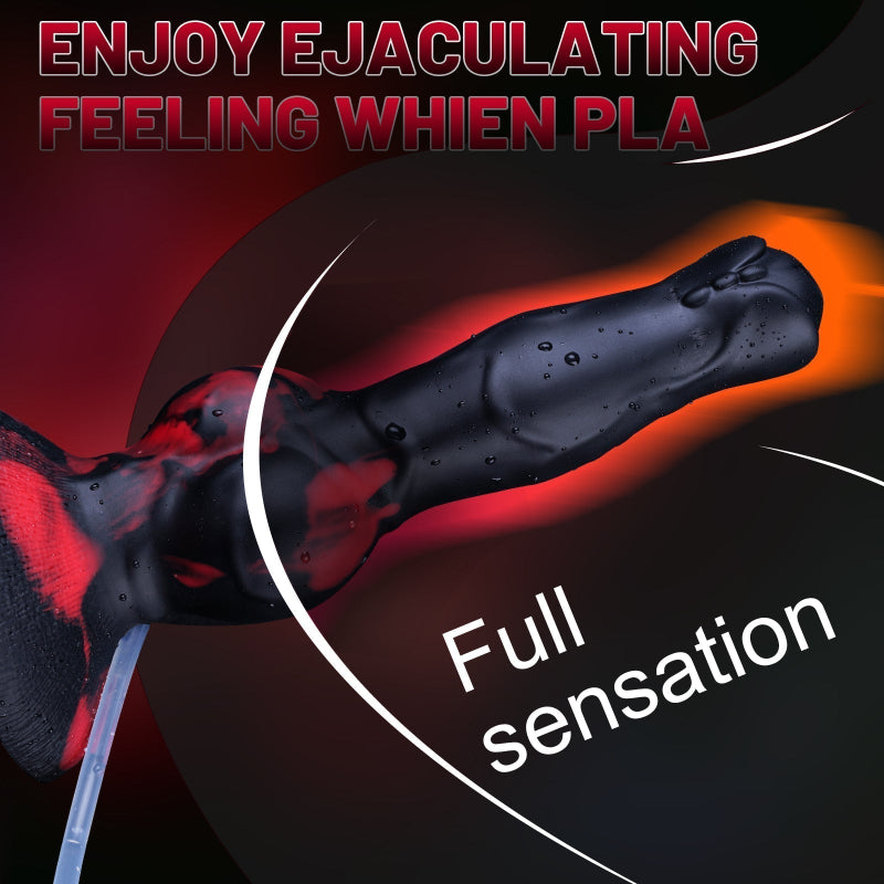 20 CM Fantasy Animal Knotted Horse Squirtingdildo