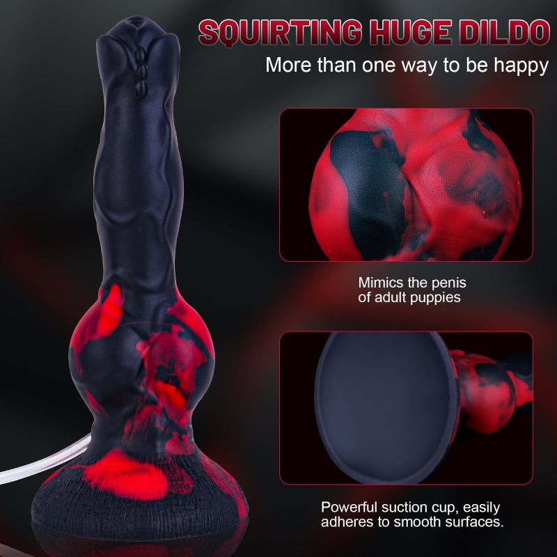 20 CM Fantasy Animal Knotted Horse Squirtingdildo