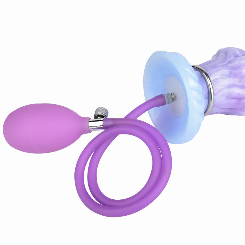 20 CM Lila Ovipositor Verdreht Alien Dildo