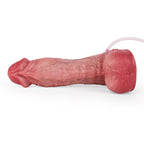 20 cm Natural Dual Density Squirtingdildo mit Suction Cup