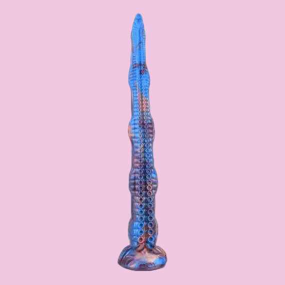 Extra Long Blau Fantasy Tentakel Dildo