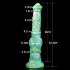 30 CM Grün Horse Knot Fantasy Dildo