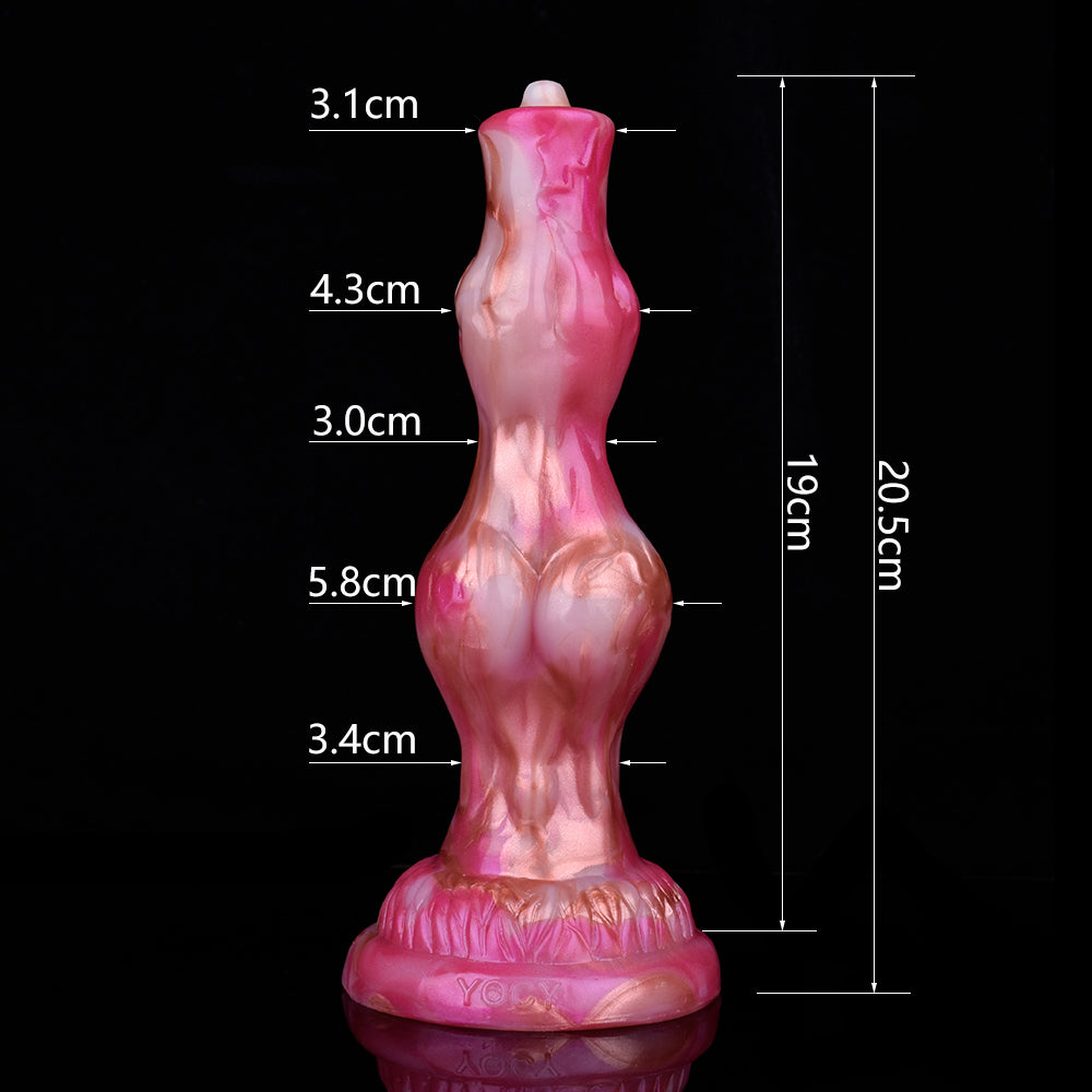 20 CM Double Knot Penis Vibrator Strap On