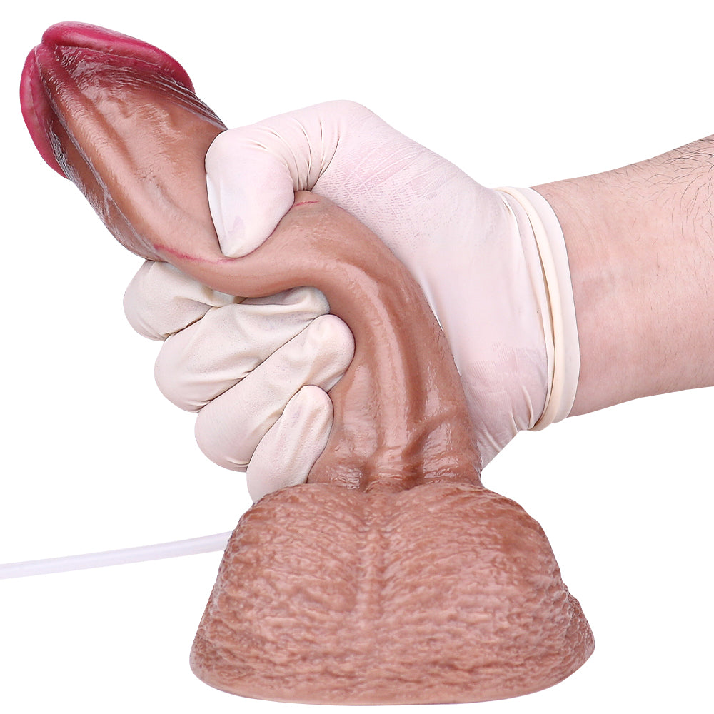 18 CM Dual Density Penetration Realistic Squirtingdildo