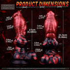 21 CM Animal Monster Knotted Silicone Hundedildo
