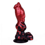 21 CM Animal Monster Knotted Silicone Hundedildo