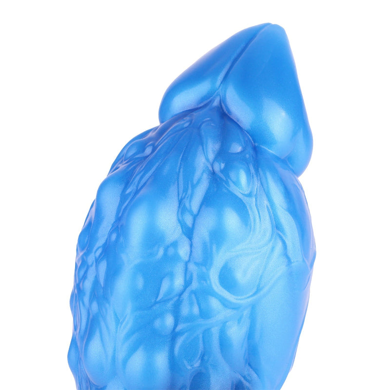 21 CM Blau Dog Knotdildo Dual Density